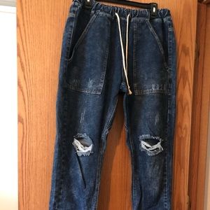 Boutique drawstring Jeans